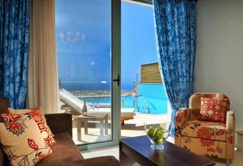 オーシャンビューの１ベッドルームビラ, The Noverian Scenic Crete 5* Hilltop Villa Resort & Spa