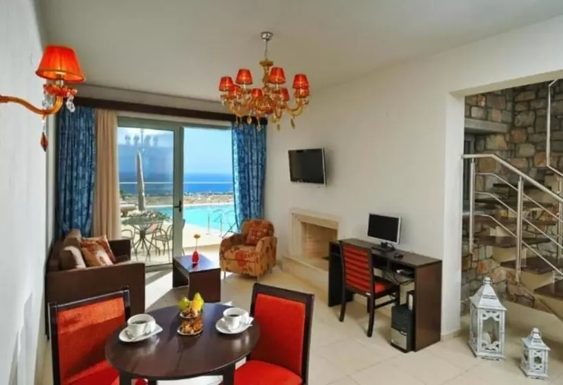 ویلای 1 خوابه با چشم‌انداز دریا, The Noverian Scenic Crete 5* Hilltop Villa Resort & Spa