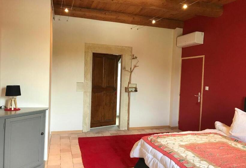 חדר סטנדרט עם מיטת קינג, La Bergerie Des Amandiers Chambres Et Table D Hôtes