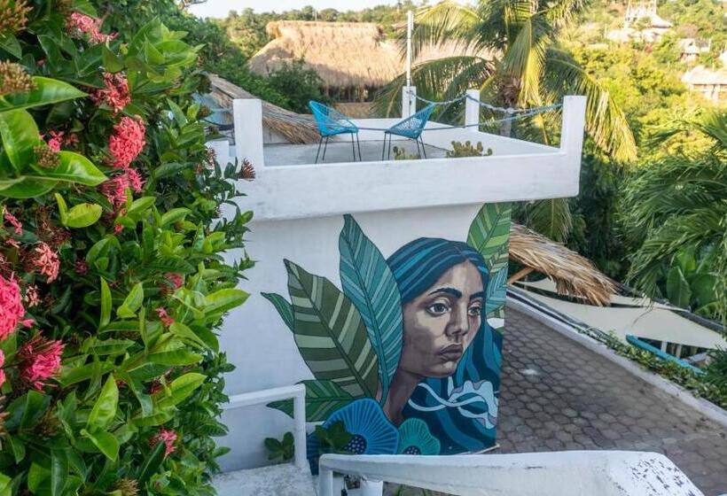 חדר דלוקס נוף לים, Posada Arigalan