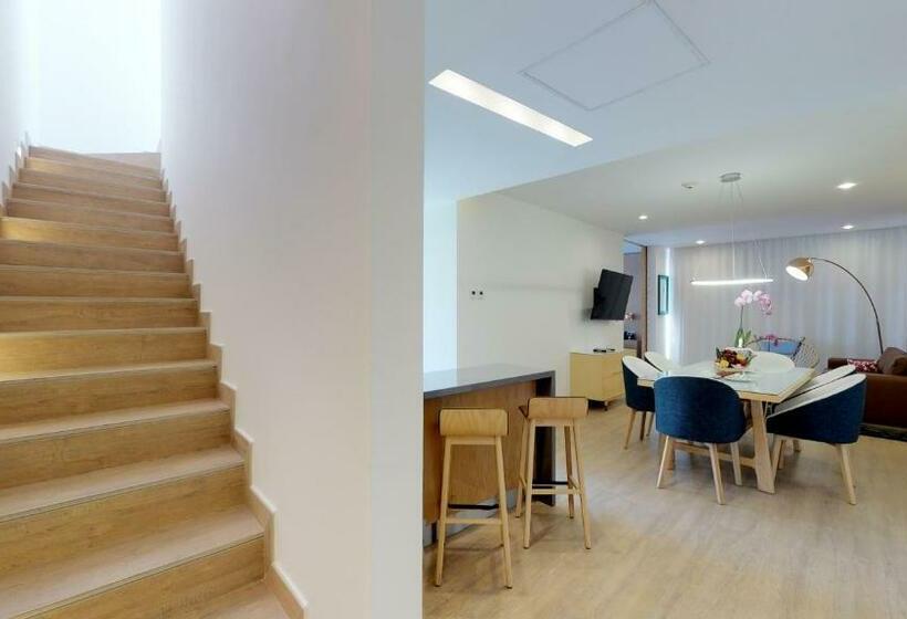 1침실 펜트하우스 아파트, The Fives Beach Hotel & Residences - All Inclusive