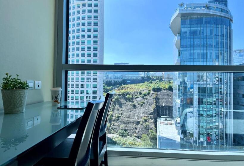 キングサイズベッドのデラックスルーム, Stadia Suites Mexico City Santa Fe