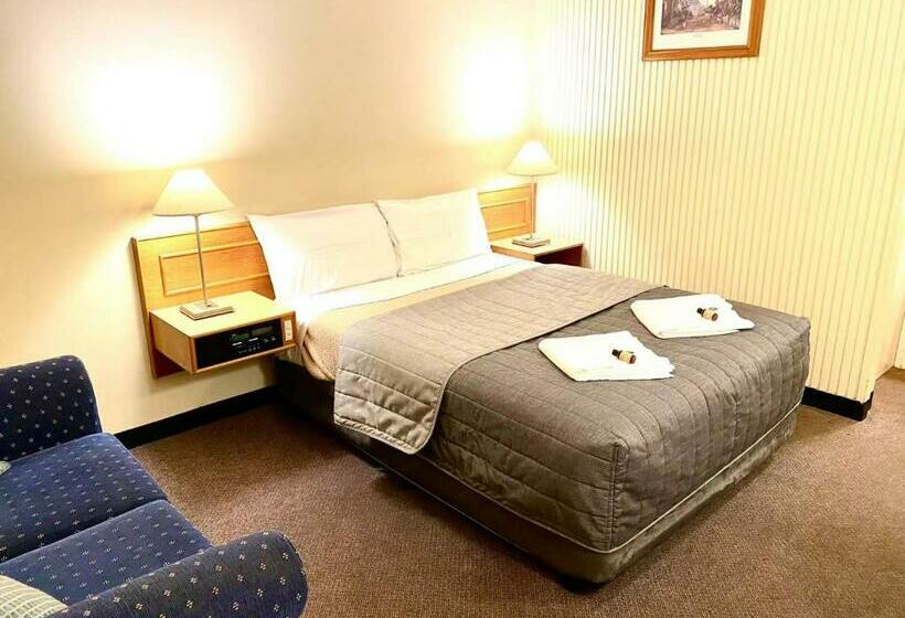 חדר סטנדרט יחיד עם מיטה זוגית, Gateway Motor Inn
