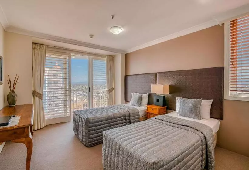آپارتمان 2 خوابه با چشم‌انداز دریا, Bel Air On Broadbeach   Official