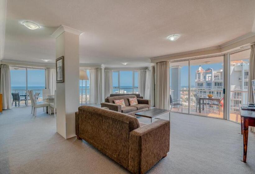 شقة غرفتين مطلة على البحر, Bel Air On Broadbeach   Official