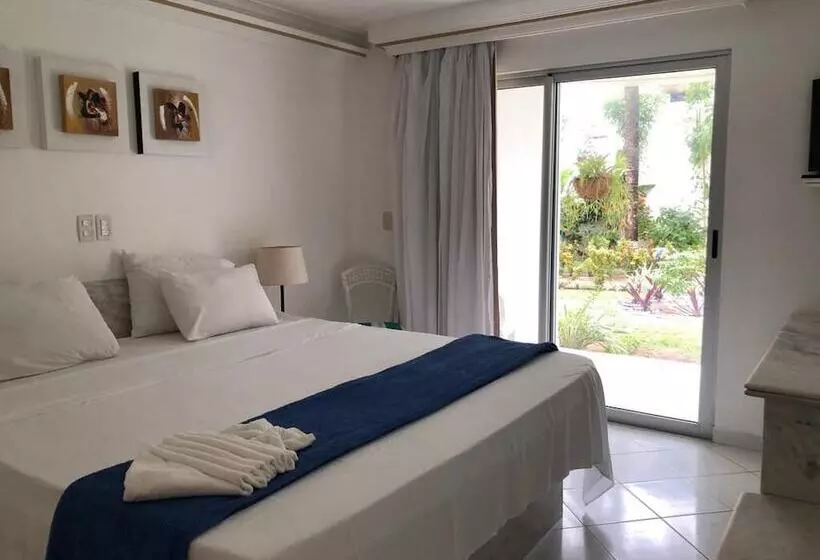 Deluxe-huone Puutarhanäkymä, New Casablanca Praia