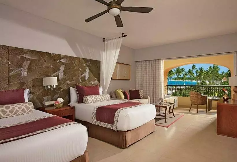 片側に海が見えるデラックスルーム, Dreams Royal Beach Punta Cana  All Inclusive