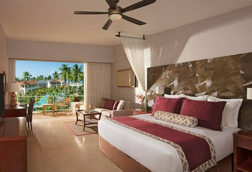 キングサイズベッドのデラックスルーム, Dreams Royal Beach Punta Cana All Inclusive
