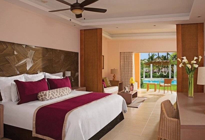 キングサイズベッドのデラックスルーム, Dreams Royal Beach Punta Cana All Inclusive