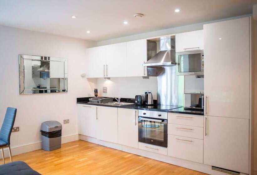 آپارتمان 1 خوابه, Spacious Serviced Apartments Canary Wharf