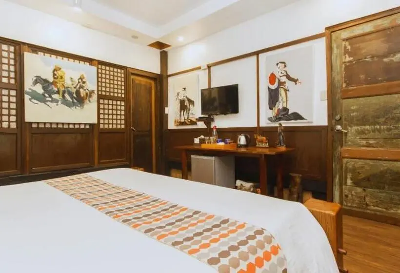 キングサイズベッドのデラックスルーム, Oldwoods By The Sea Nature Resort   Pangasinan