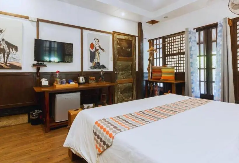 キングサイズベッドのデラックスルーム, Oldwoods By The Sea Nature Resort   Pangasinan