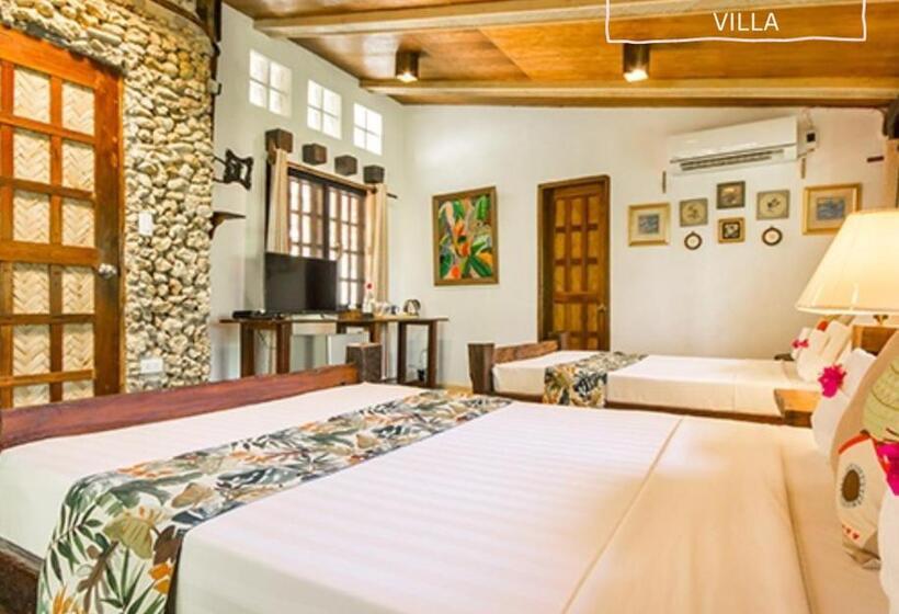 1침실 빌라 정원 전망, Oldwoods By The Sea Nature Resort Pangasinan