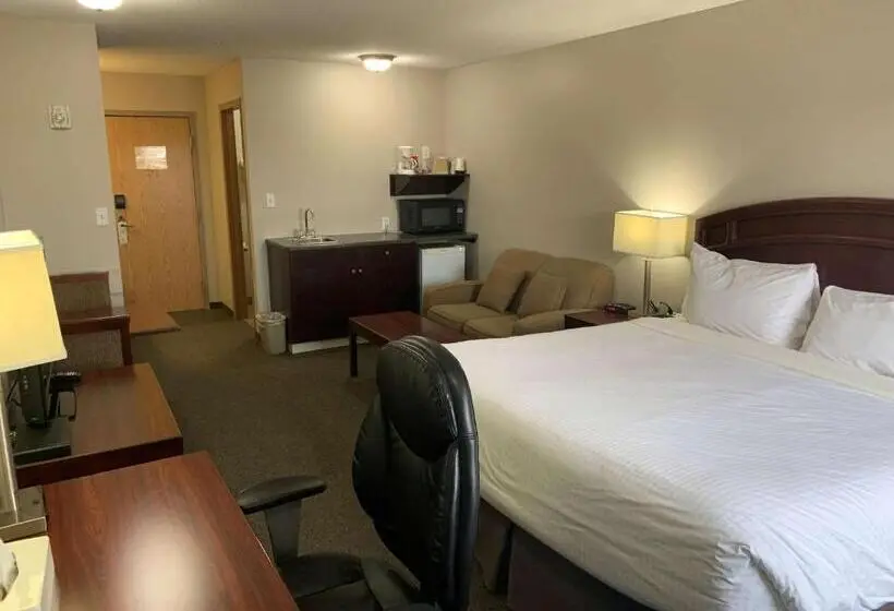 キングサイズベッドのスタンダードルーム, Surestay Plus Hotel By Best Western Hardisty