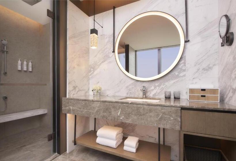 도시전망 디럭스룸 킹침대, Jinhua Marriott