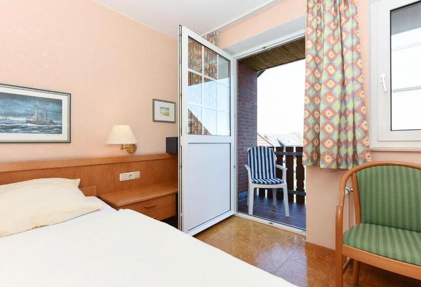 バルコニー付きシングルスタンダードルーム, Pension Störtebeker