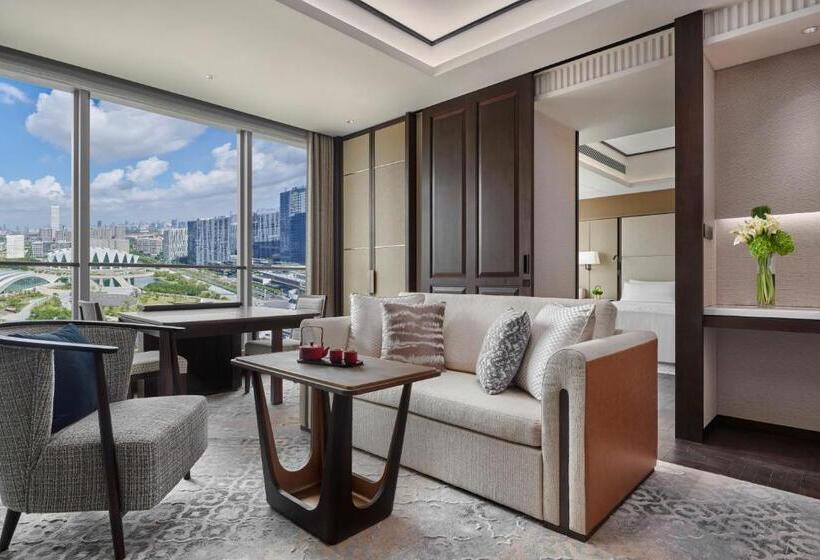 Люкс Deluxe Кровать Кинг, Shangrila Qiantan, Shanghai