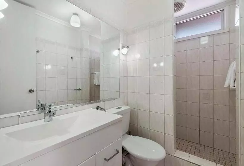 プールビューのデラックストリプルルーム, Econo Lodge Mildura