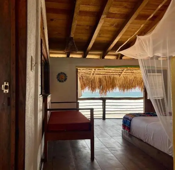 Deluxe-huone Merinäkymä Parveke, Posada Mexico