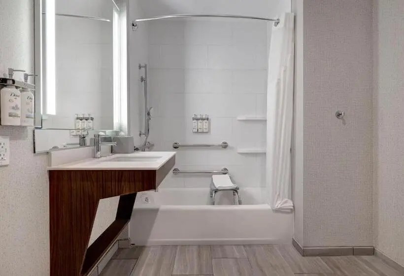 身障者適用キングサイズベッドルーム, Holiday Inn Express & Suites   Glendale Downtown
