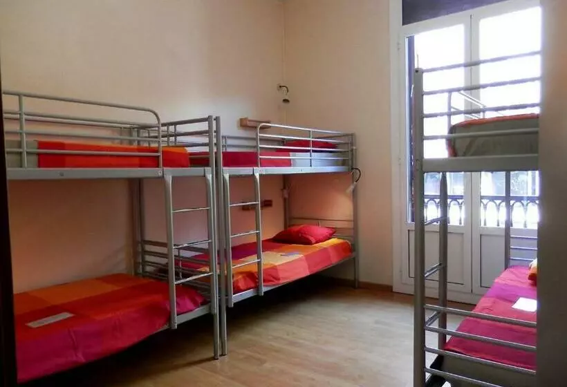 Bed in Shared Room with Shared Bathroom, Barcelona Central Garden Hostal