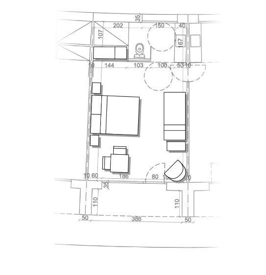 套房带园景, Mas Pelegri