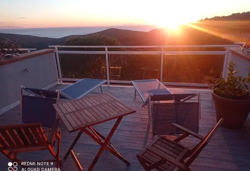 海の見える１ベッドルームアパートメント, Vista Sulle Isole Dell Arcipelago Toscano