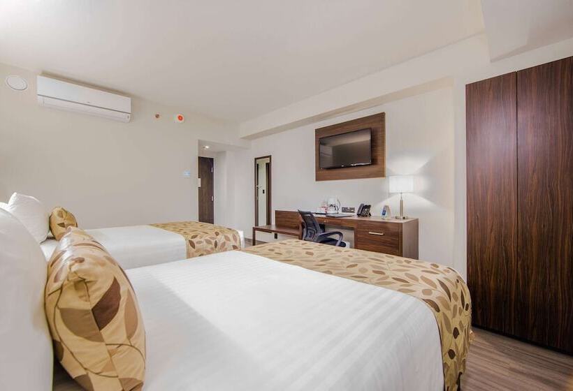 חדר סטנדרט שתי מיטות זוגיות, Sleep Inn Guadalajara Galerias