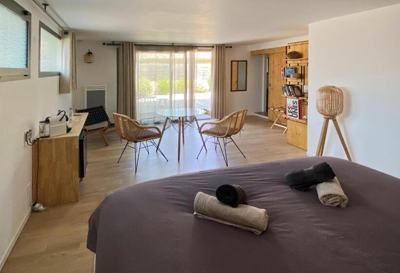 带大床的豪华间, La Villa Hossegor