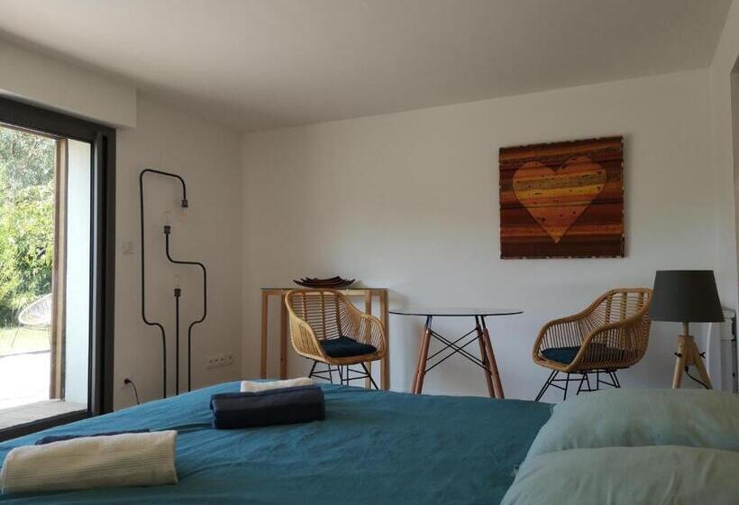 带大床的高级房间, La Villa Hossegor