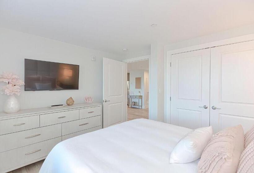 סוויטת דלוקס נוף לים, Harbourtown Suites On Plymouth Harbor