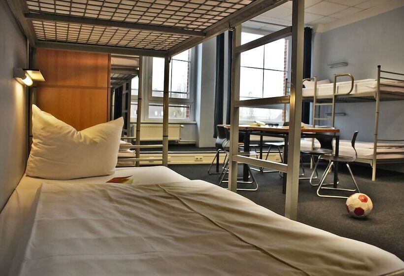 Bed in Shared Room with Shared Bathroom, Industriepalast Berlin