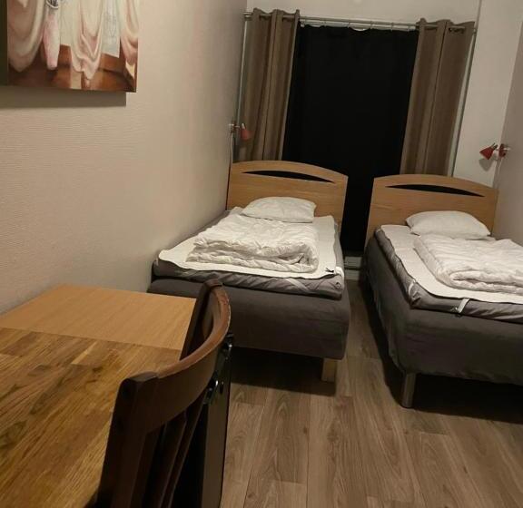 اتاق استاندارد با سرویس بهداشتی مشترک, Uppsala City Hostel