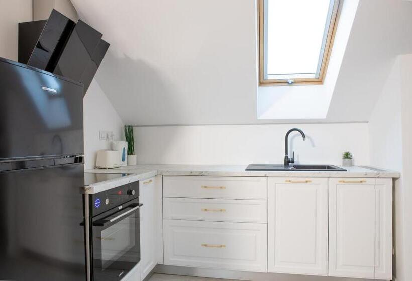 1 Bedroom Penthouse Apartment, City Rooms