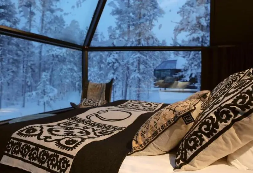 キングサイズベッドのデラックスルーム, Aurora Queen Resort Igloos