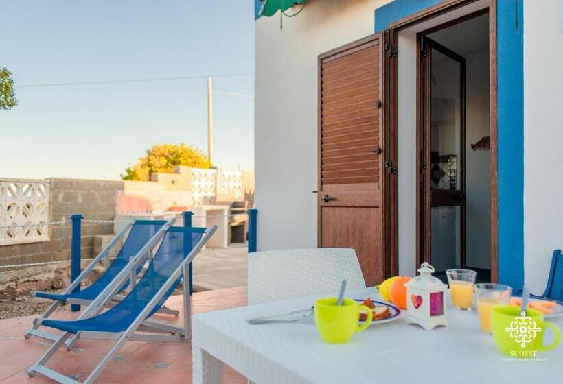 Апартаменты 1 Спальня с Террасой, Residenza Ormos   Dimore Sul Mare