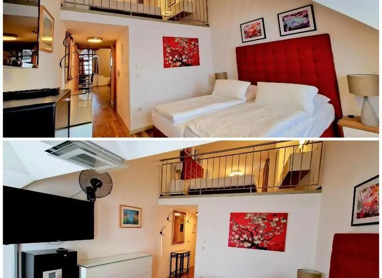 １ベッドルームドゥプレックスアパートメント, Villa Viktoria 1   Apartments   City Center