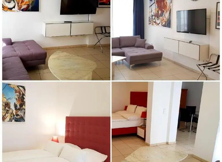 テラス付き１ベッドルームアパートメント, Villa Viktoria 1   Apartments   City Center