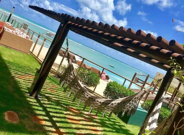 Huoneisto 1 Makuuhuone Allasnäkymä, Barra Bali Apartamento 06   Paraíso à Beira Mar