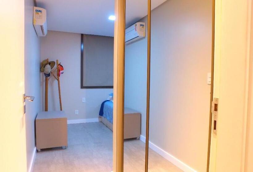 침실 1개 풀장 전망 아파트, Barra Bali Apartamento 06 Paraíso à Beira Mar