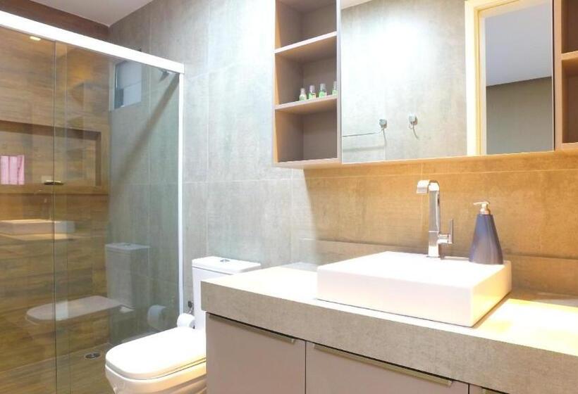 Апартаменты 1 Спальня Вид на Бассейн, Barra Bali Apartamento 06   Paraíso à Beira Mar