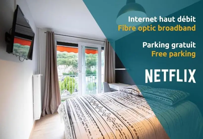 バルコニー付きスタンダードルーム, Les Chambres Du Vercors   Parking Free Fibre Netflix