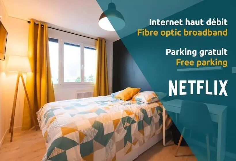 デラックスルーム, Les Chambres Du Vercors   Parking Free Fibre Netflix
