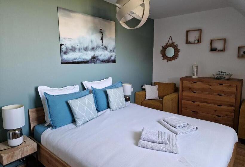 סוויטה נוף לגינה, L Aurore De La Baie, Vue Sur Le Mont Saint Michel