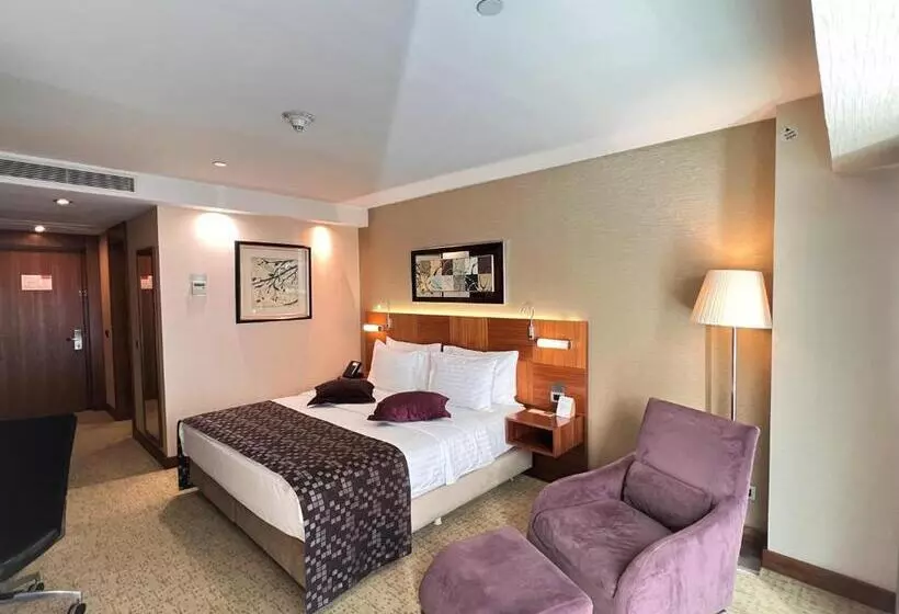 キングサイズベッドのスタンダードルーム, Crowne Plaza Istanbul Harbiye, An Ihg