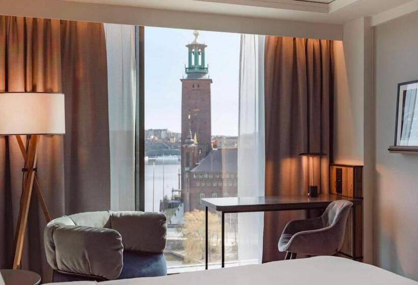 Superior room with lake view, Radisson Blu Waterfront Hotel, Stockholm