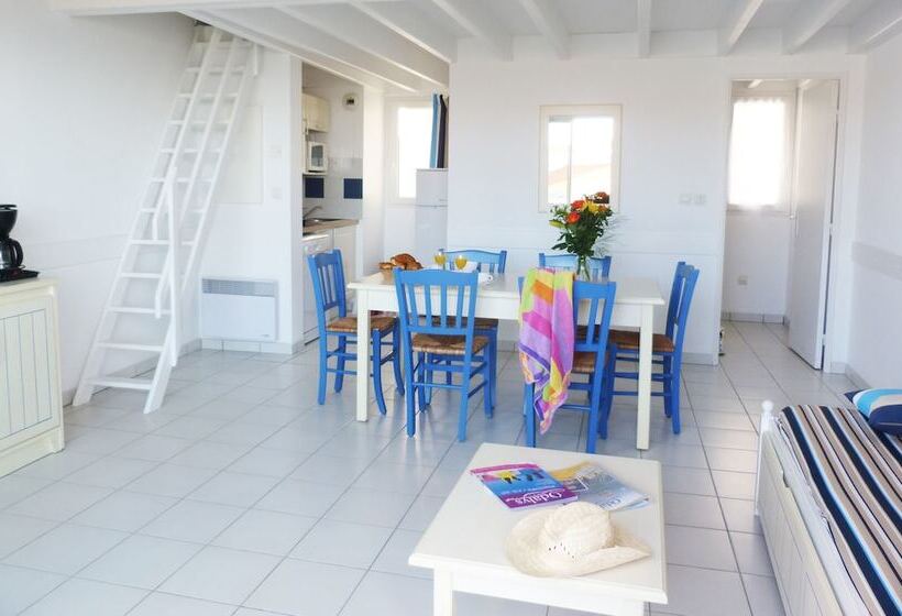Апартаменты 2 спальни Вид на Бассейн, Residence Odalys Les Terrasses De Fort Boyard