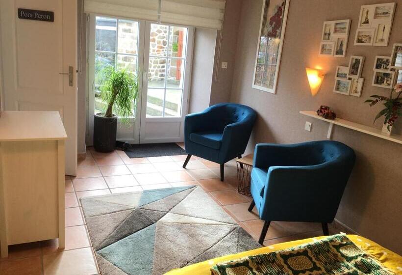 اتاق استاندارد با چشم‌انداز باغ, La Ferme De Kérivoas