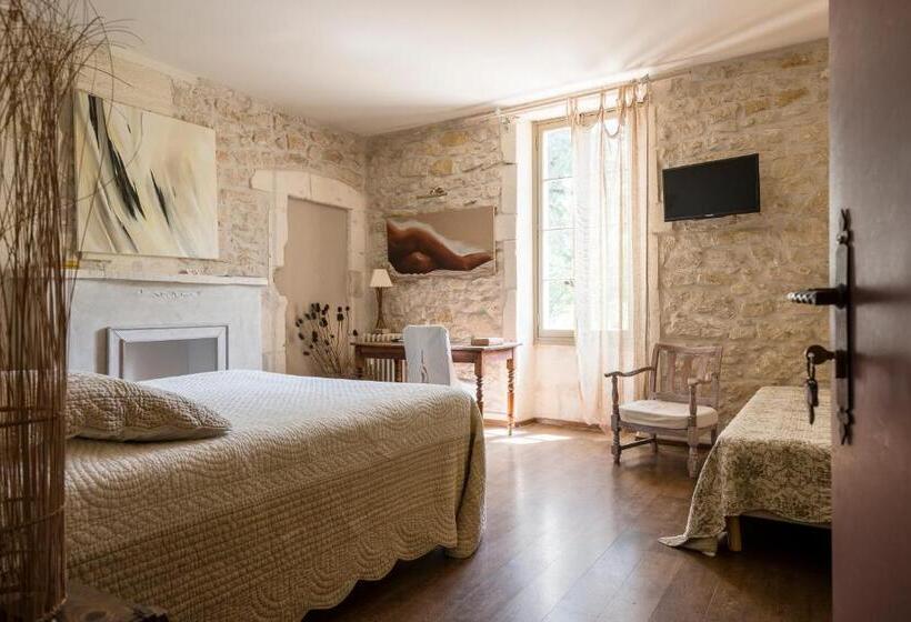 带大床的标准间, Hôtel Mas Vidau Porte Des Alpilles