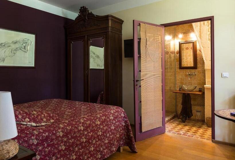 스탠다드 룸 가든 전망, Hôtel Mas Vidau Porte Des Alpilles